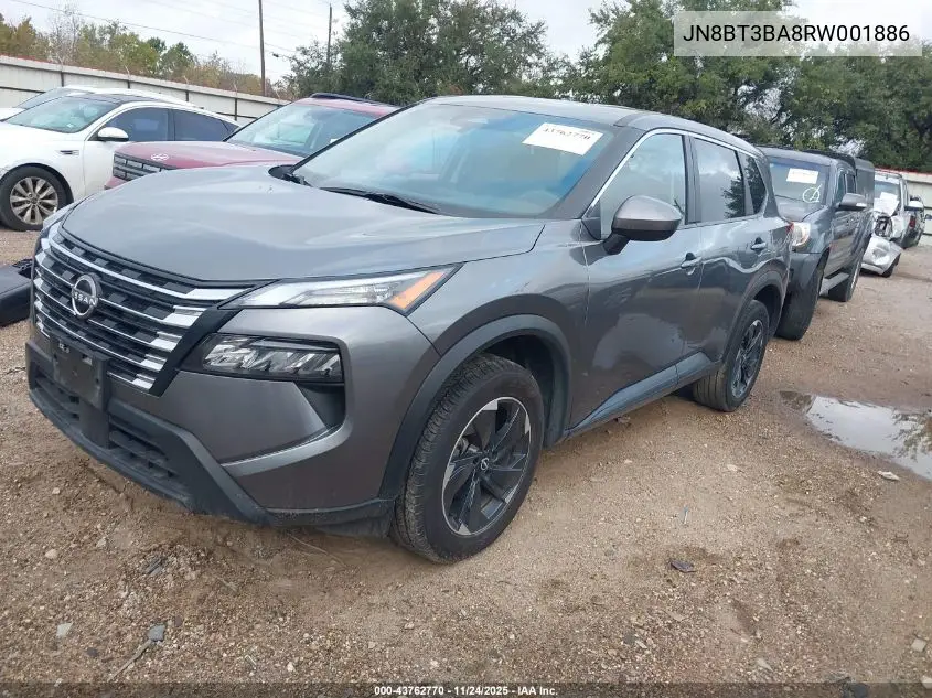 JN8BT3BA8RW001886 2024 Nissan Rogue Sv Fwd