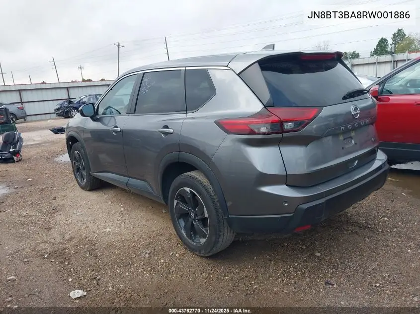 JN8BT3BA8RW001886 2024 Nissan Rogue Sv Fwd