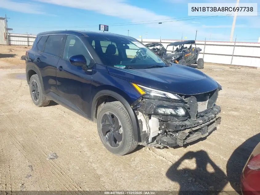 5N1BT3BA8RC697738 2024 Nissan Rogue Sv Fwd