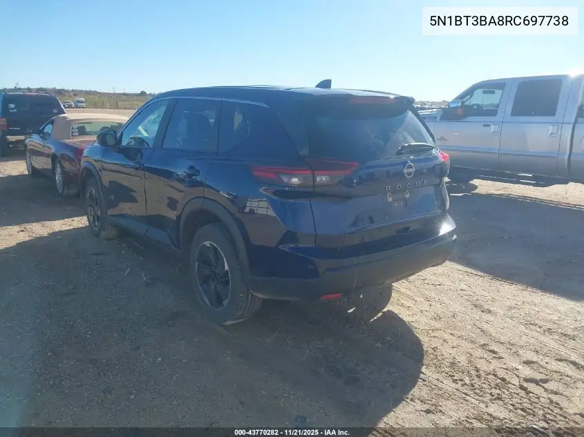 5N1BT3BA8RC697738 2024 Nissan Rogue Sv Fwd