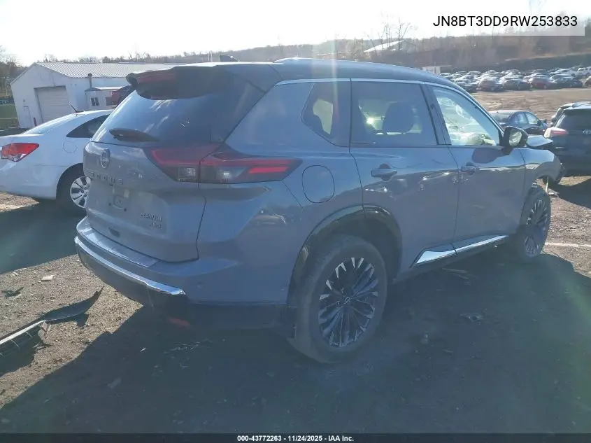 JN8BT3DD9RW253833 2024 Nissan Rogue Platinum Intelligent Awd