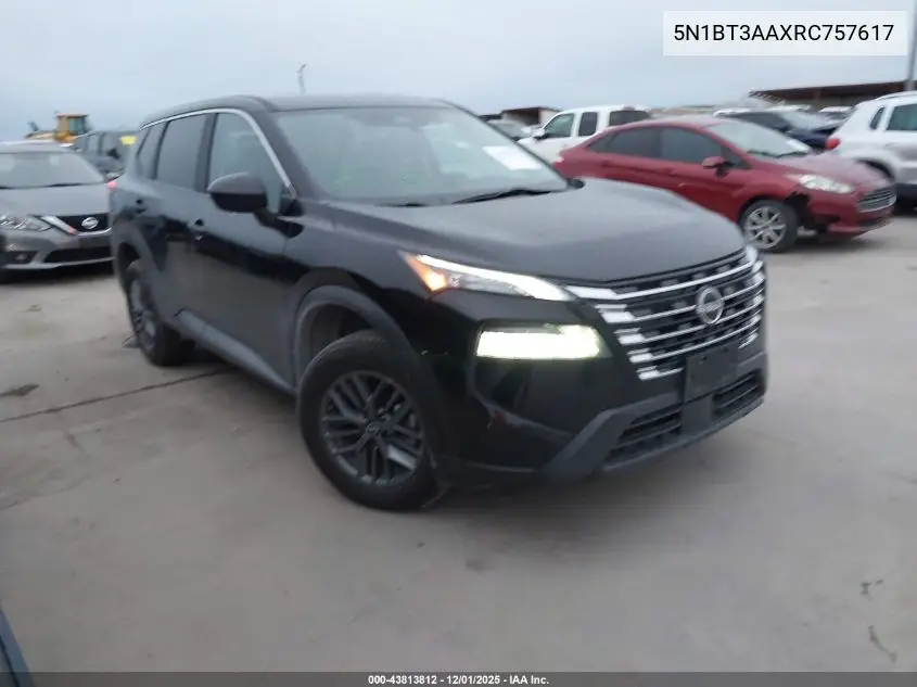 5N1BT3AAXRC757617 2024 Nissan Rogue S Fwd