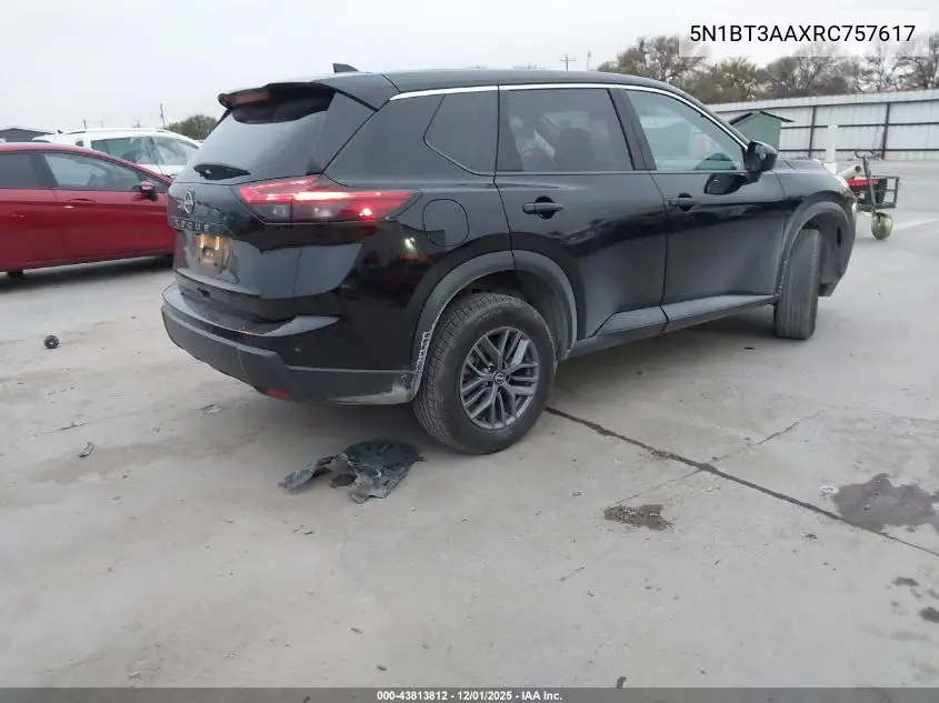 5N1BT3AAXRC757617 2024 Nissan Rogue S Fwd