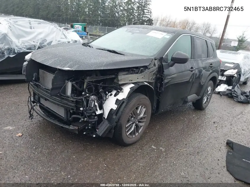 5N1BT3AB8RC732465 2024 Nissan Rogue S Intelligent Awd