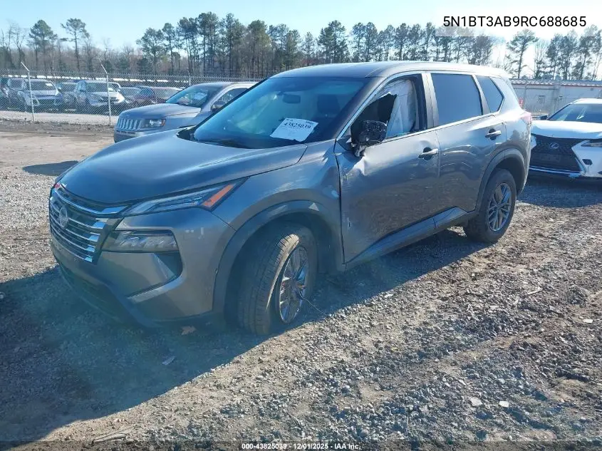5N1BT3AB9RC688685 2024 Nissan Rogue S Intelligent Awd