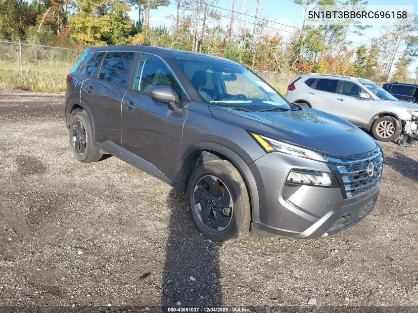 5N1BT3BB6RC696158 2024 Nissan Rogue Sv Intelligent Awd