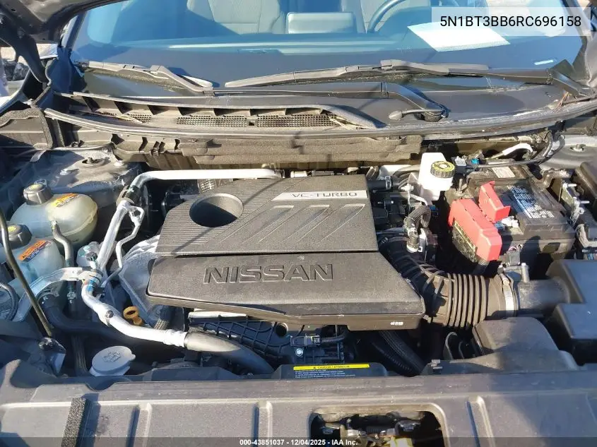 5N1BT3BB6RC696158 2024 Nissan Rogue Sv Intelligent Awd