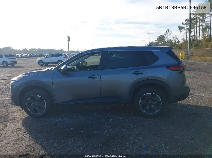 5N1BT3BB6RC696158 2024 Nissan Rogue Sv Intelligent Awd