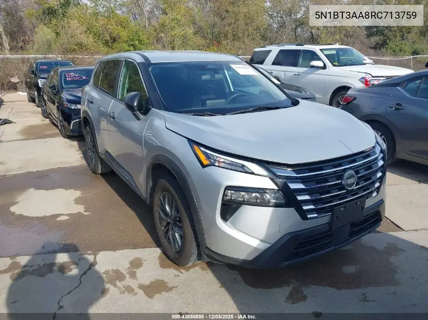 5N1BT3AA8RC713759 2024 Nissan Rogue S Fwd