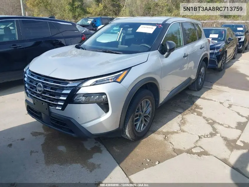 5N1BT3AA8RC713759 2024 Nissan Rogue S Fwd