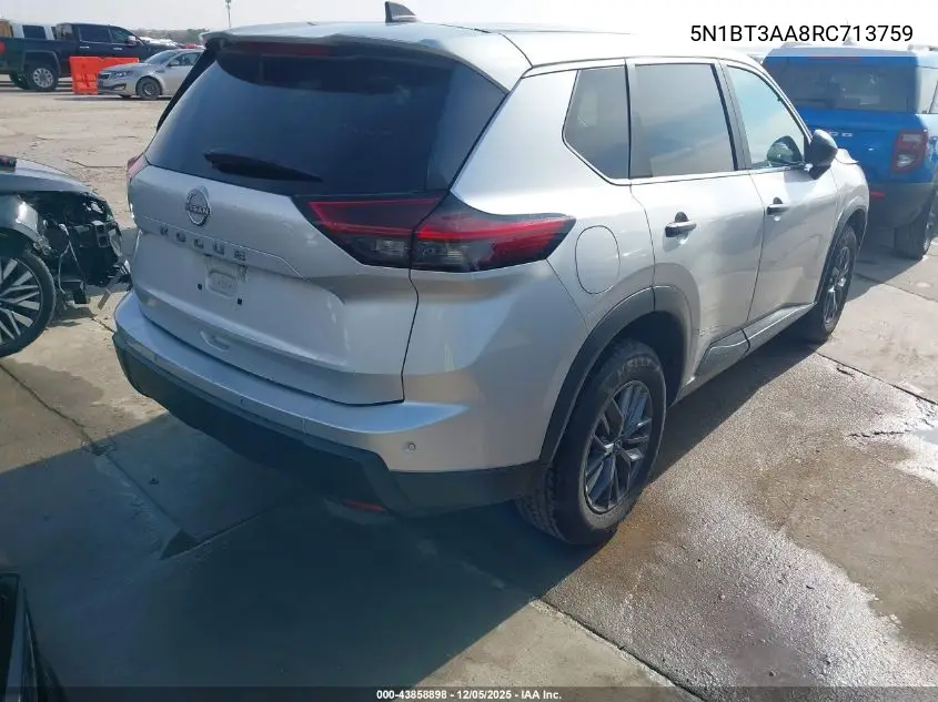 5N1BT3AA8RC713759 2024 Nissan Rogue S Fwd