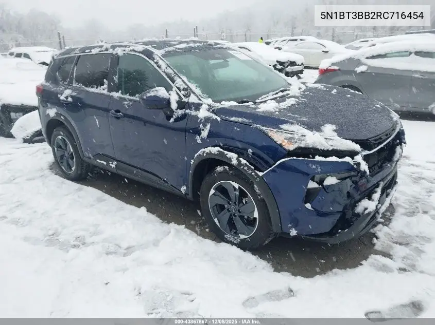 5N1BT3BB2RC716454 2024 Nissan Rogue Sv Intelligent Awd