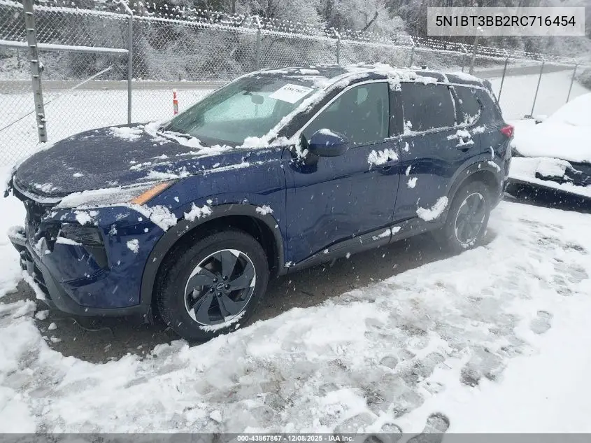 5N1BT3BB2RC716454 2024 Nissan Rogue Sv Intelligent Awd