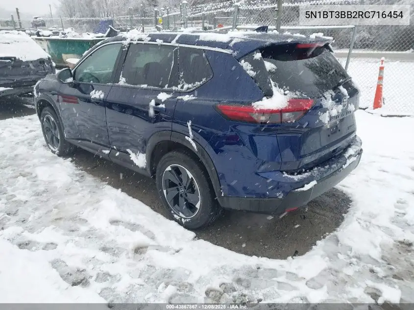 5N1BT3BB2RC716454 2024 Nissan Rogue Sv Intelligent Awd