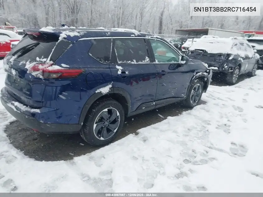 5N1BT3BB2RC716454 2024 Nissan Rogue Sv Intelligent Awd