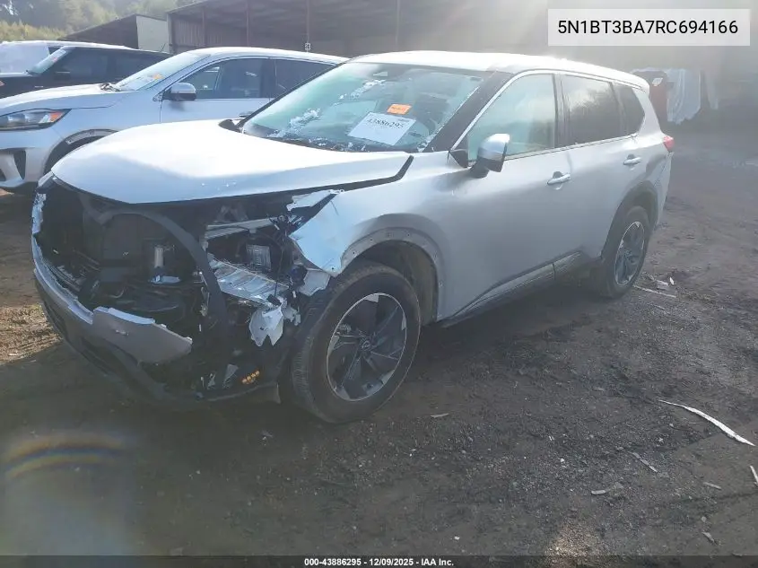 5N1BT3BA7RC694166 2024 Nissan Rogue Sv Fwd