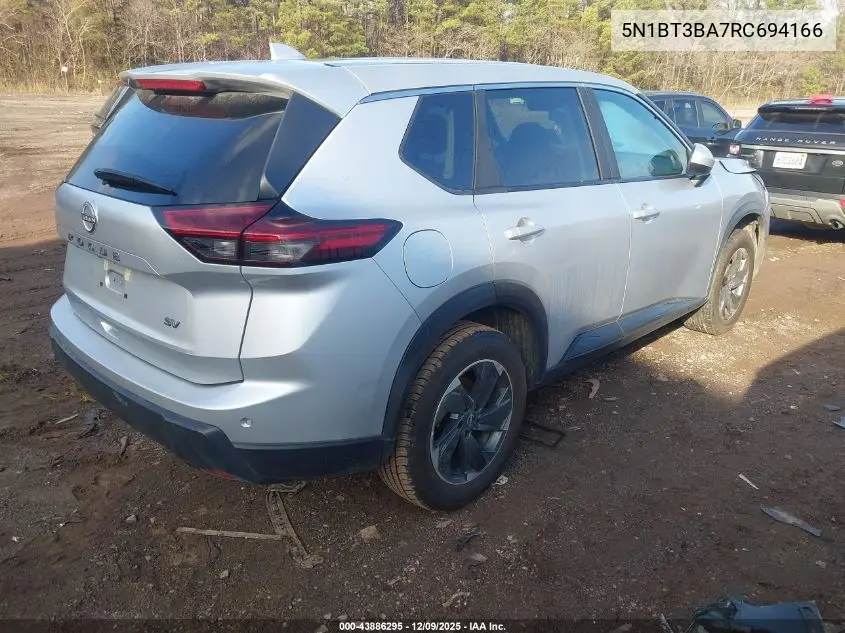 5N1BT3BA7RC694166 2024 Nissan Rogue Sv Fwd
