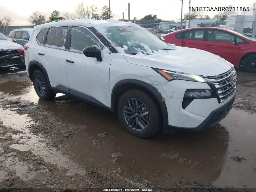 5N1BT3AA8RC711865 2024 Nissan Rogue S Fwd