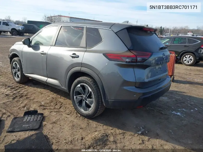 5N1BT3BB3RC701171 2024 Nissan Rogue Sv Intelligent Awd