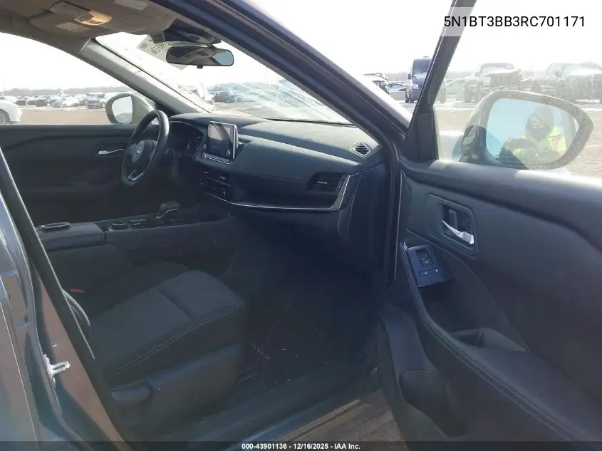 5N1BT3BB3RC701171 2024 Nissan Rogue Sv Intelligent Awd
