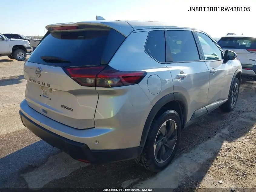JN8BT3BB1RW438105 2024 Nissan Rogue Sv Intelligent Awd