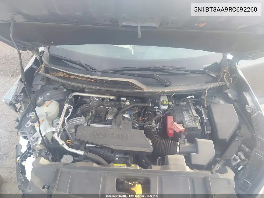 5N1BT3AA9RC692260 2024 Nissan Rogue S Fwd