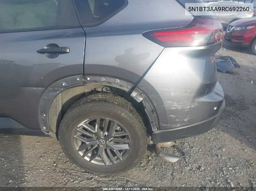 5N1BT3AA9RC692260 2024 Nissan Rogue S Fwd