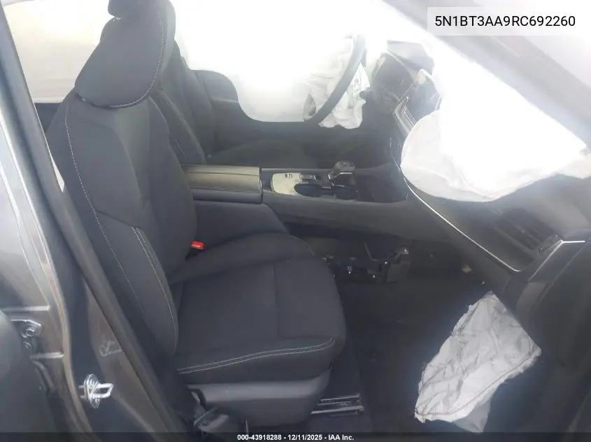5N1BT3AA9RC692260 2024 Nissan Rogue S Fwd