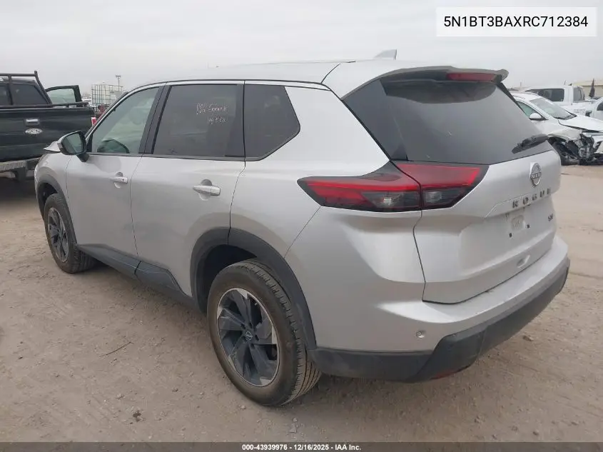 5N1BT3BAXRC712384 2024 Nissan Rogue Sv Fwd