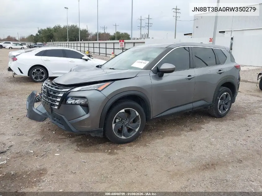 JN8BT3BA0RW350279 2024 Nissan Rogue Sv Fwd