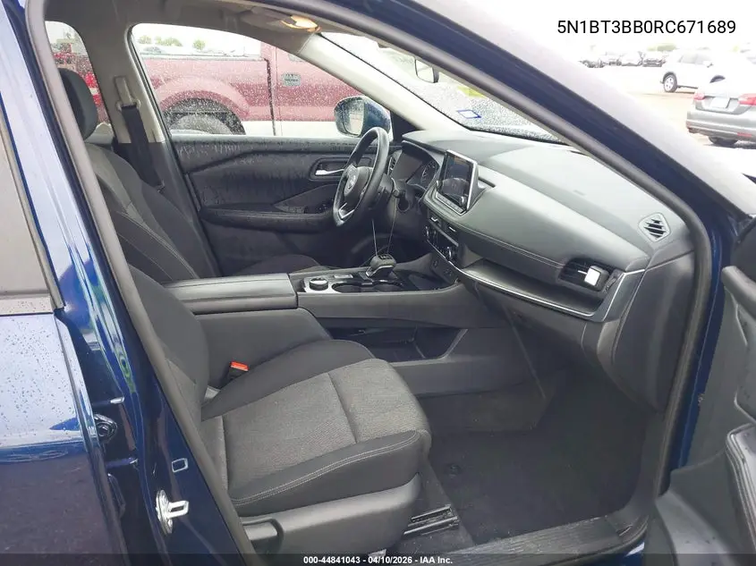 5N1BT3BB0RC671689 2024 Nissan Rogue Sv Intelligent Awd