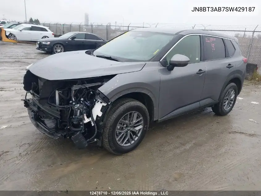 JN8BT3AB7SW429187 2025 Nissan Rogue S