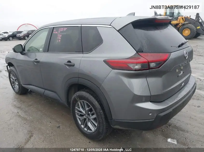 JN8BT3AB7SW429187 2025 Nissan Rogue S
