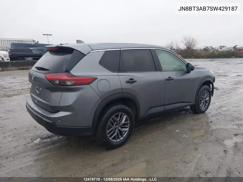 JN8BT3AB7SW429187 2025 Nissan Rogue S