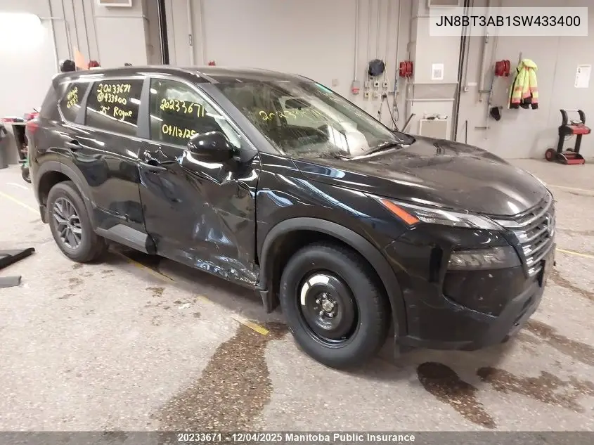 JN8BT3AB1SW433400 2025 Nissan Rogue S