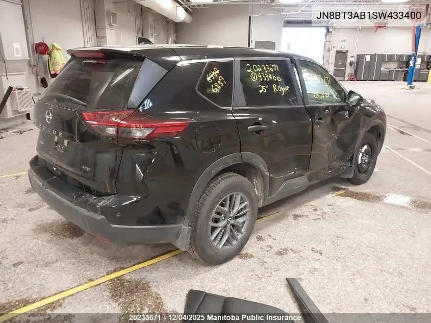 JN8BT3AB1SW433400 2025 Nissan Rogue S