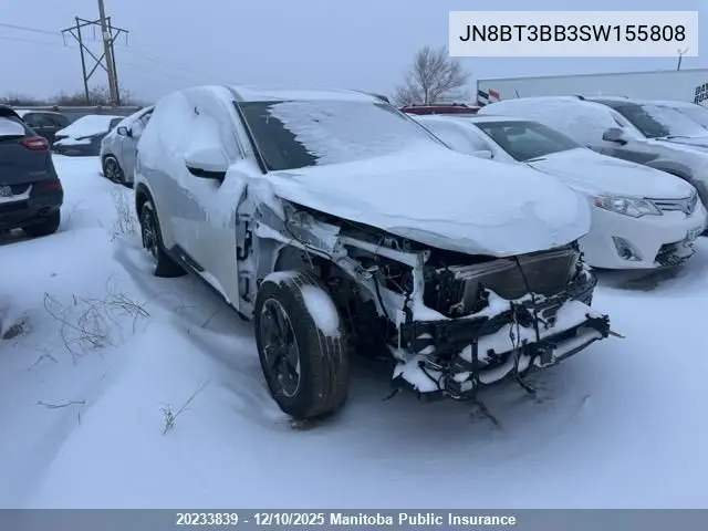 JN8BT3BB3SW155808 2025 Nissan Rogue Sv