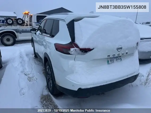 JN8BT3BB3SW155808 2025 Nissan Rogue Sv