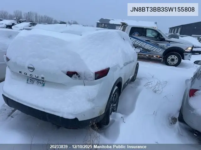 JN8BT3BB3SW155808 2025 Nissan Rogue Sv