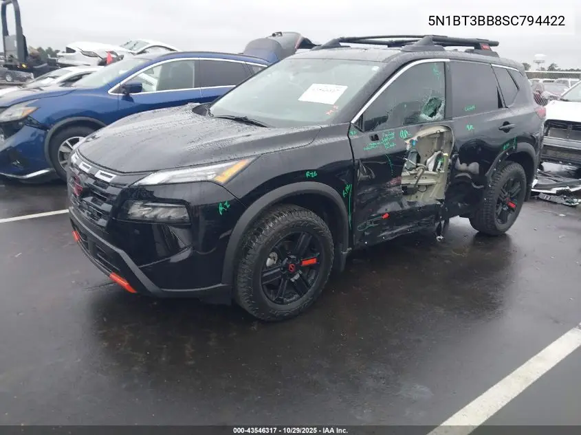 5N1BT3BB8SC794422 2025 Nissan Rogue Rock Creek