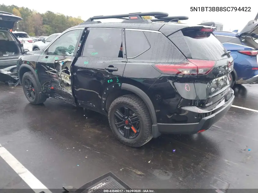 5N1BT3BB8SC794422 2025 Nissan Rogue Rock Creek
