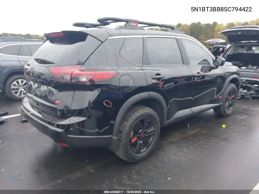 5N1BT3BB8SC794422 2025 Nissan Rogue Rock Creek