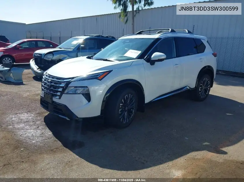 JN8BT3DD3SW300599 2025 Nissan Rogue Platinum Intelligent Awd