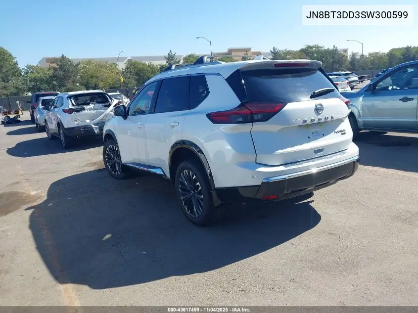 JN8BT3DD3SW300599 2025 Nissan Rogue Platinum Intelligent Awd