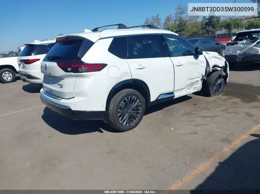 JN8BT3DD3SW300599 2025 Nissan Rogue Platinum Intelligent Awd