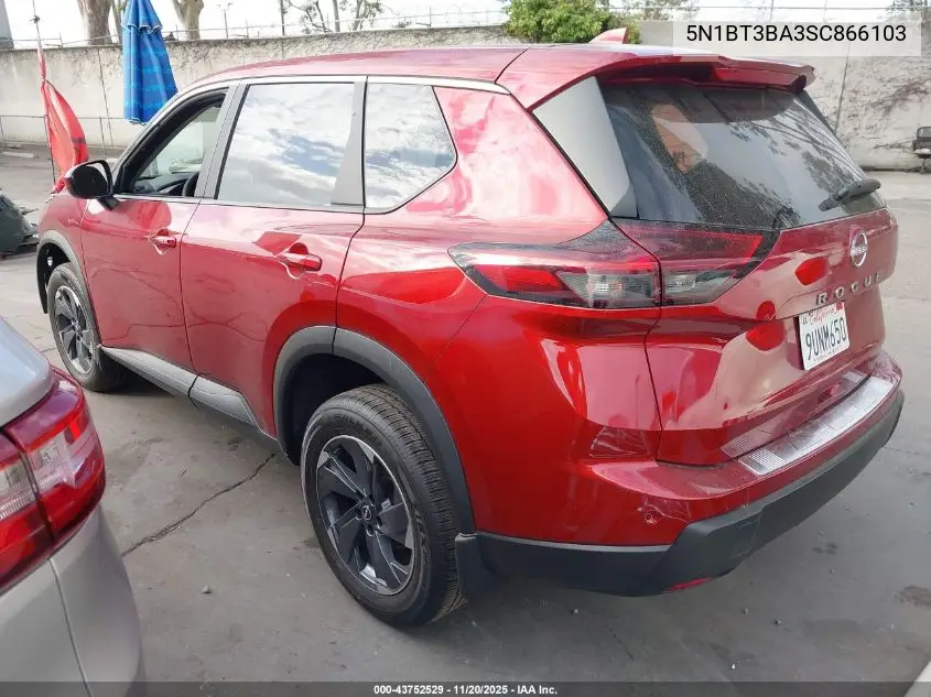 5N1BT3BA3SC866103 2025 Nissan Rogue Sv Fwd