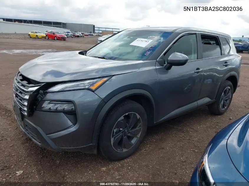 5N1BT3BA2SC802036 2025 Nissan Rogue Sv Fwd