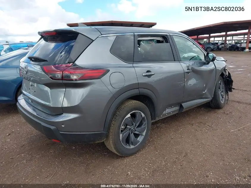 5N1BT3BA2SC802036 2025 Nissan Rogue Sv Fwd