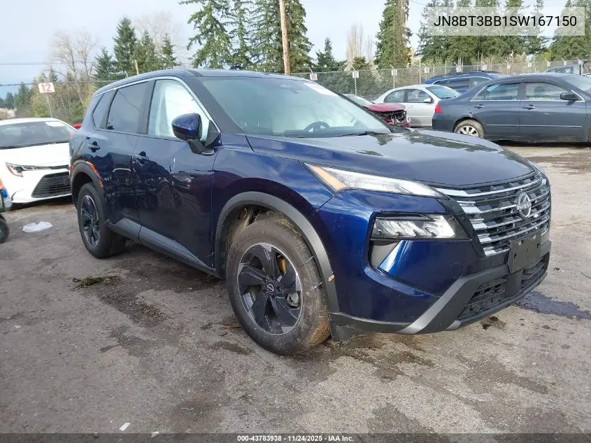 JN8BT3BB1SW167150 2025 Nissan Rogue Sv Intelligent Awd