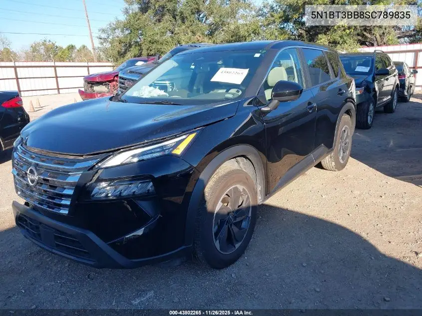 5N1BT3BB8SC789835 2025 Nissan Rogue Sv Intelligent Awd